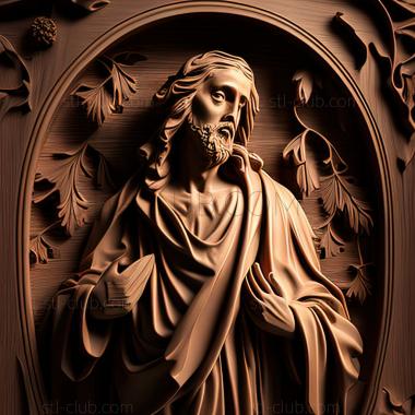 3D model st jesus (STL)